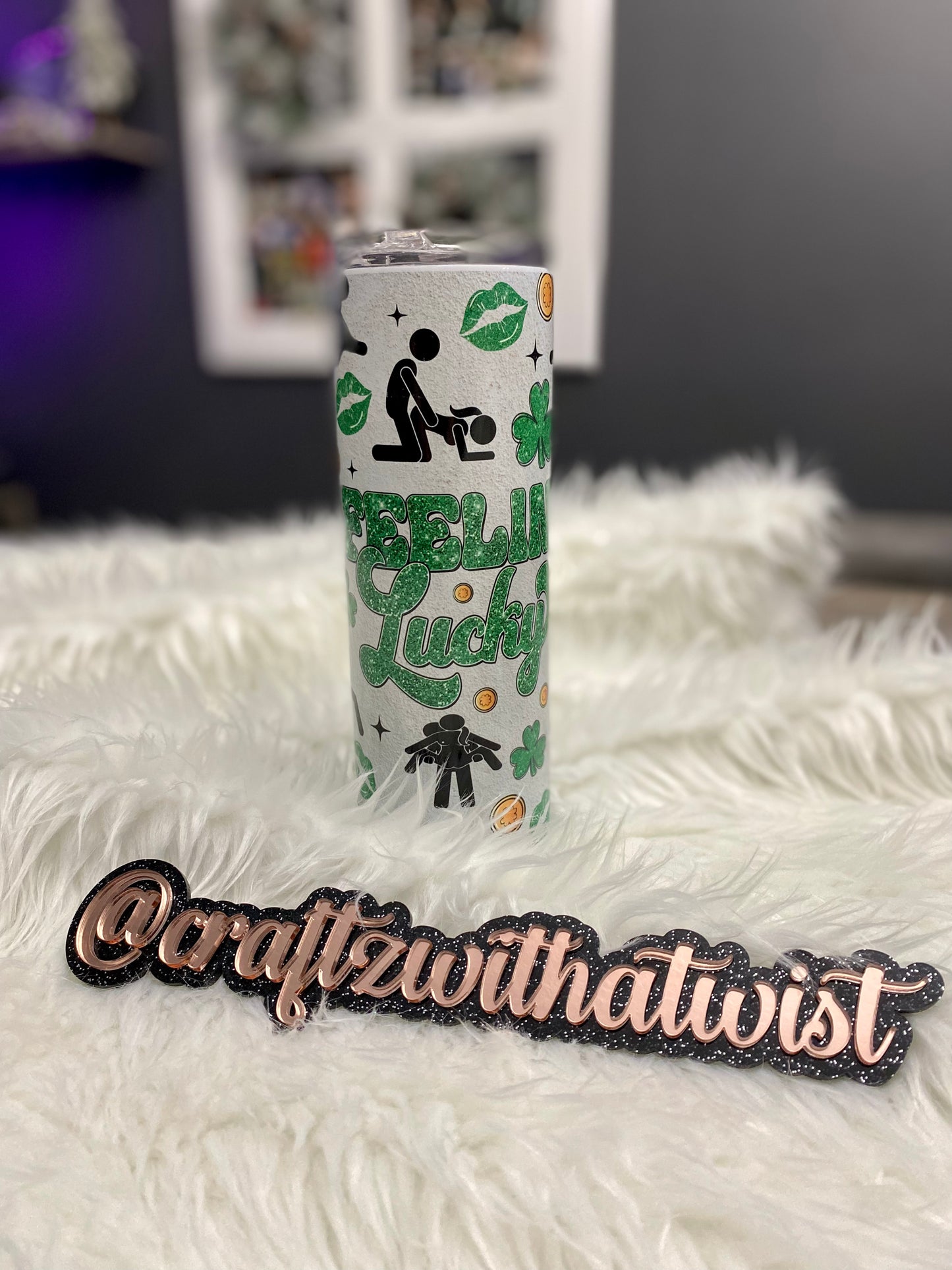 Feelin’ 🍀 Lucky | St. Patrick’s Day | Birthday & Gift Idea | 20 Ounce Tumbler