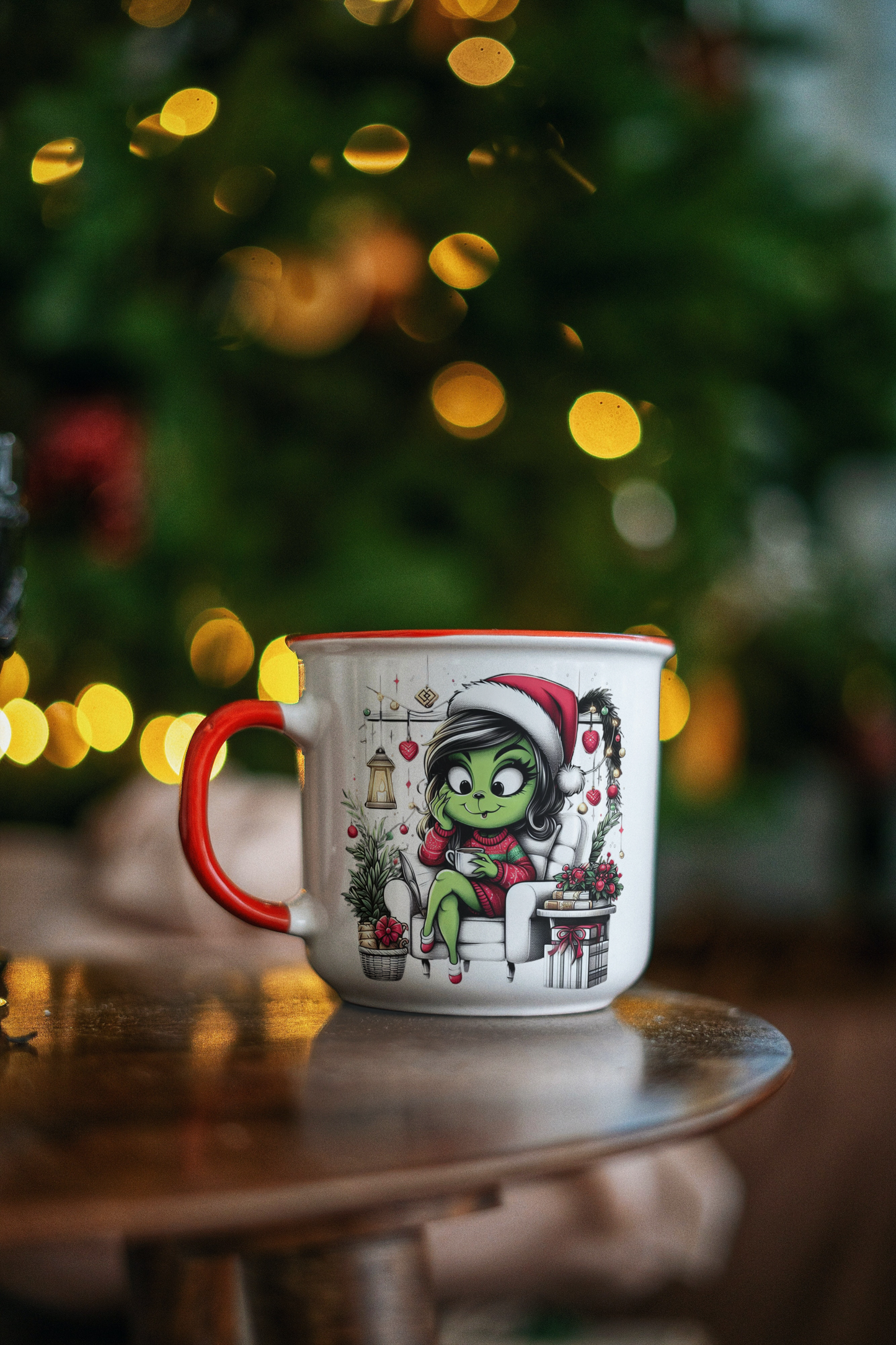 Relaxing Grinch Mama | Christmas Holiday Grinch | Sublimation | Stickers | Grinch Lovers | PNG JPG Download Files