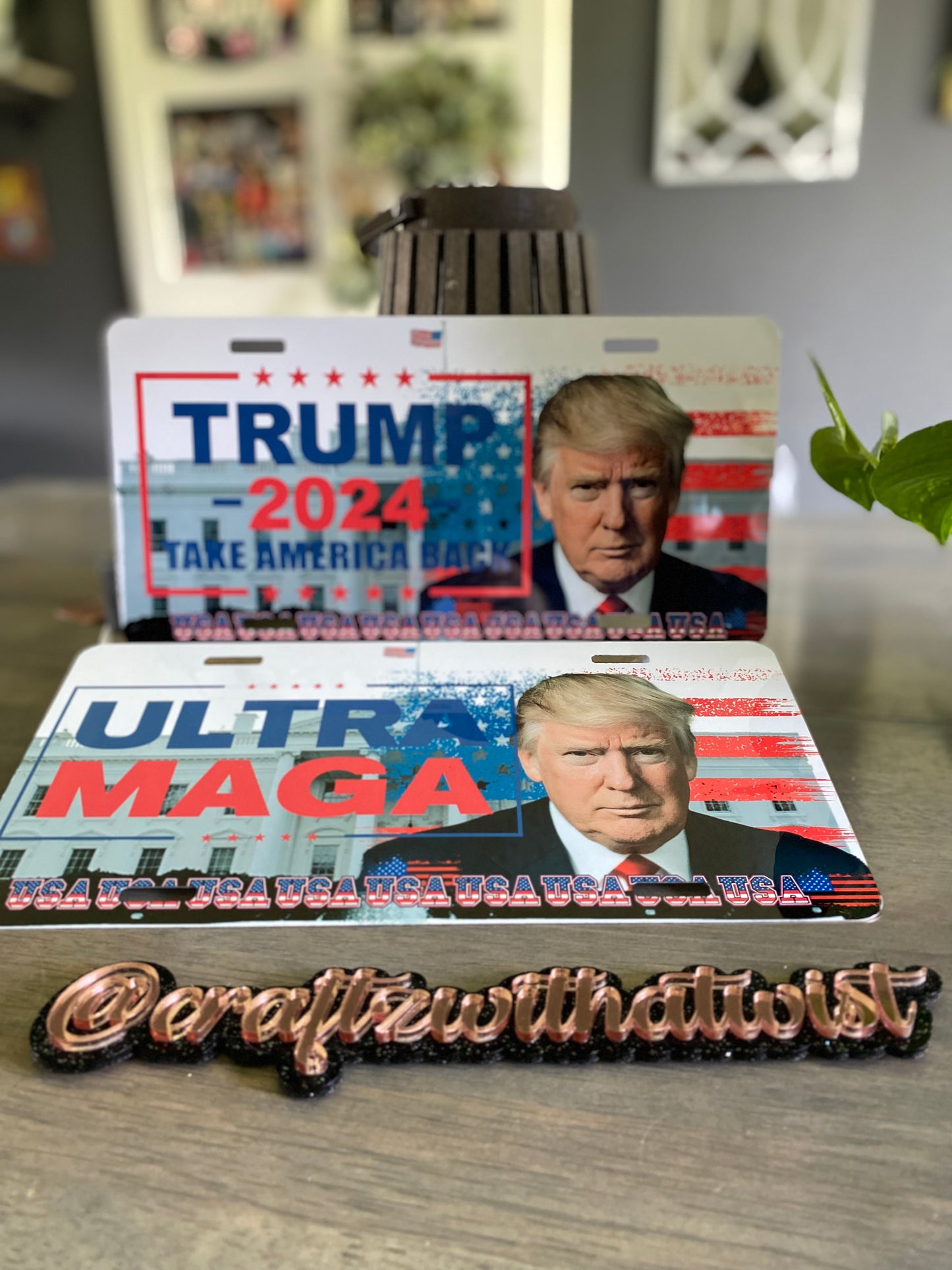 SET Ultra MAGA | Take America Back | Birthday & Gift Idea | License Plates