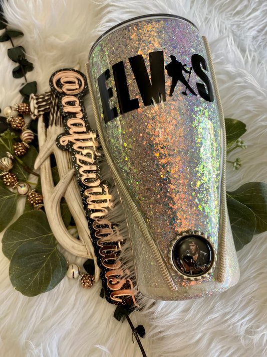 Handmade Elvis Presley | Birthday & Gift Idea | 30 Ounce Tumbler