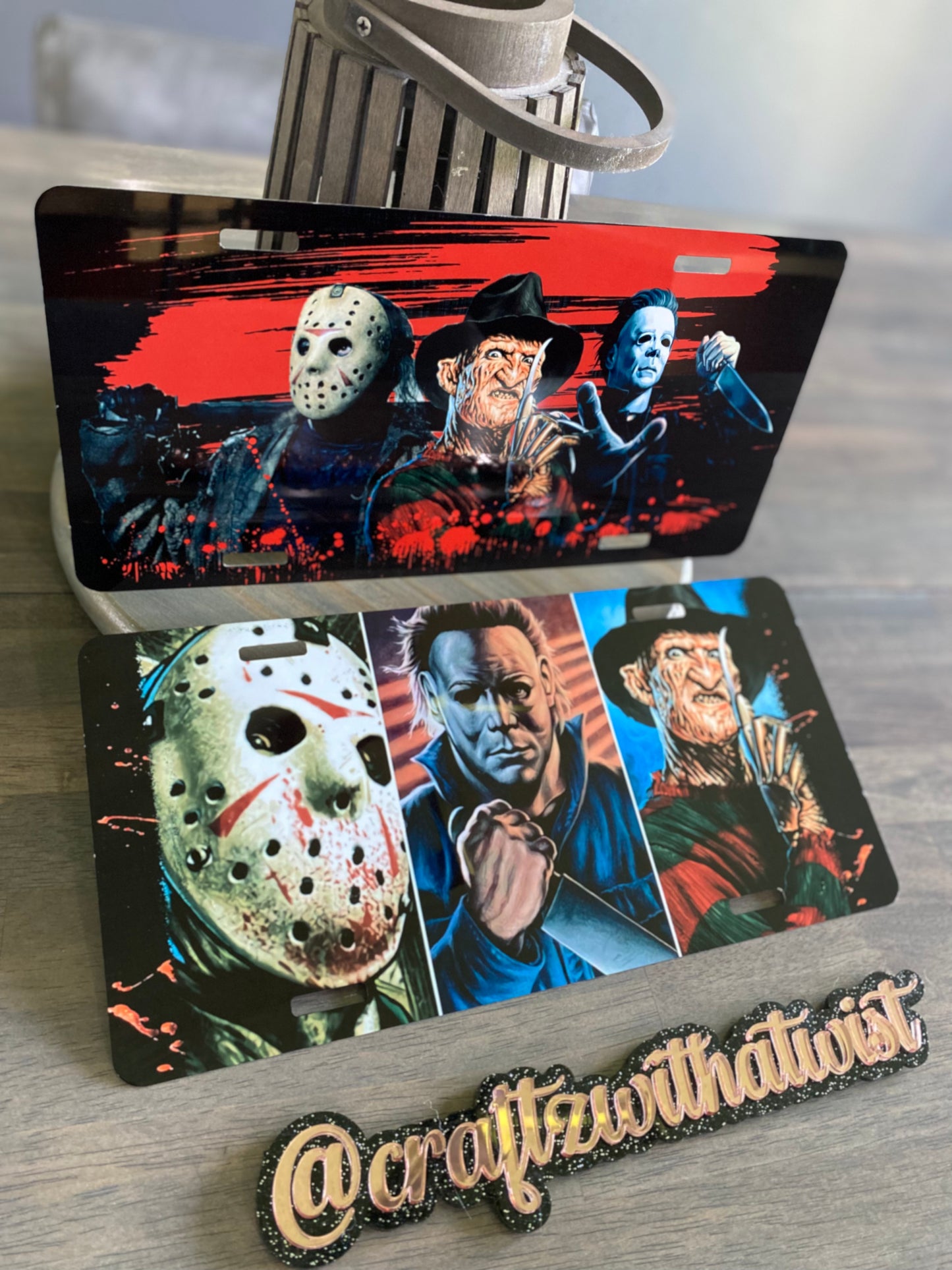 The Horror OGs SET | Birthday & Gift Idea | License Plates