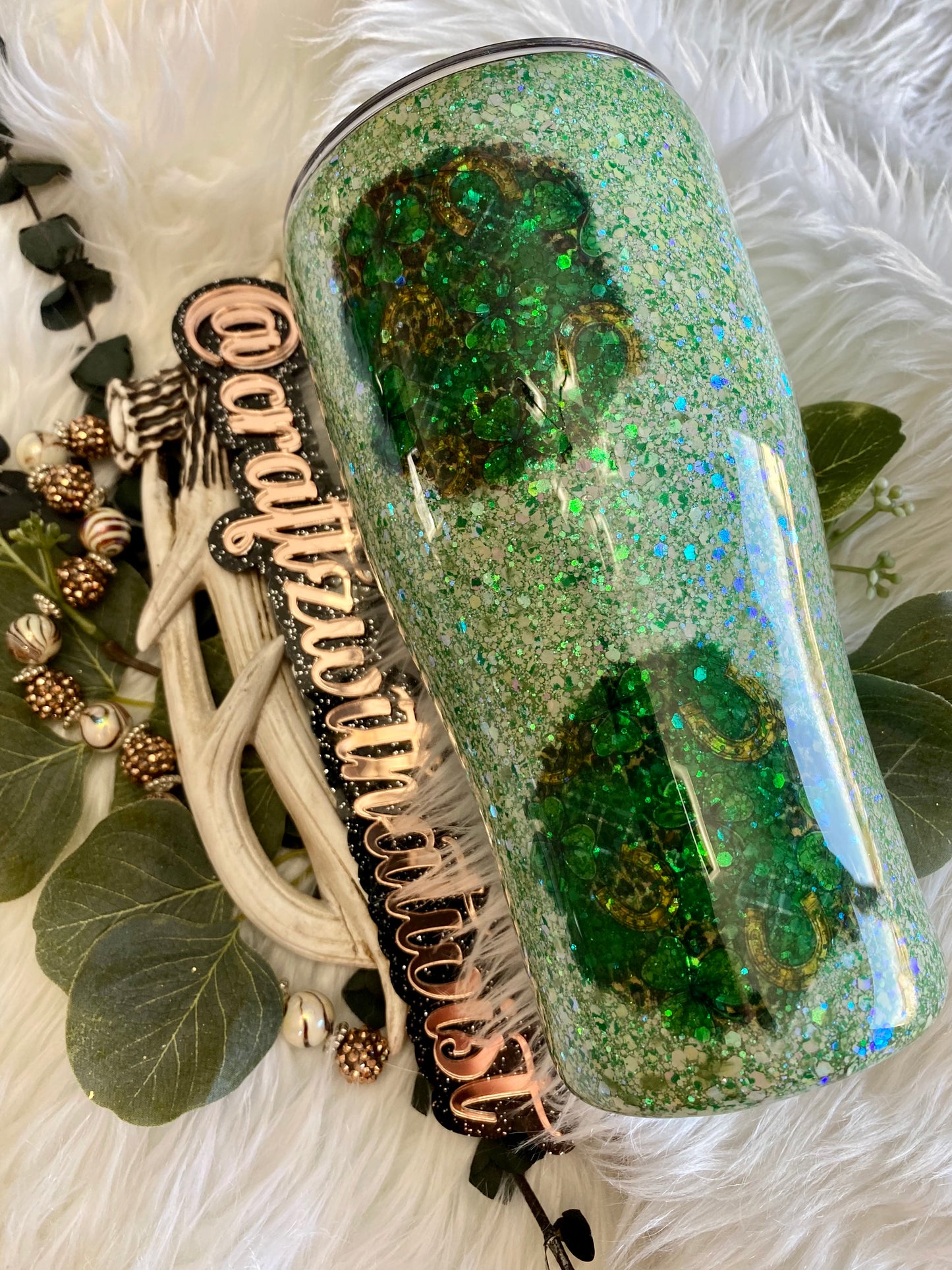 Handmade St. Patrick’s Day Distressed | Birthday & Gift Idea | 30 Ounce Tumbler