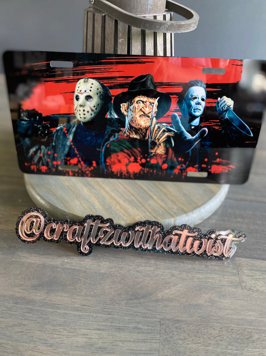 The Horror OGs | Plate 2 | Birthday & Gift Idea | License Plate