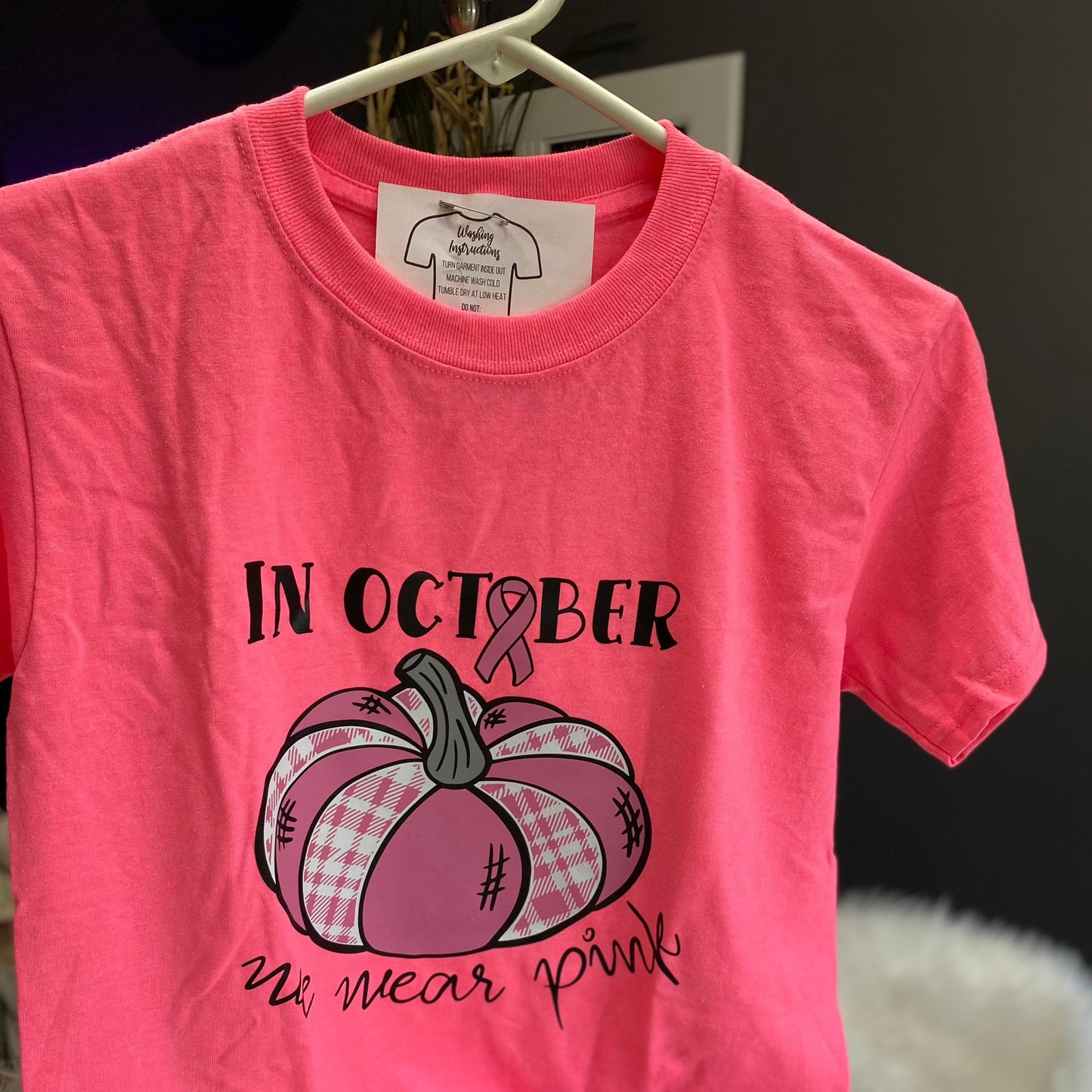 In October We Wear Pink Shirt | Birthday & Gift Idea