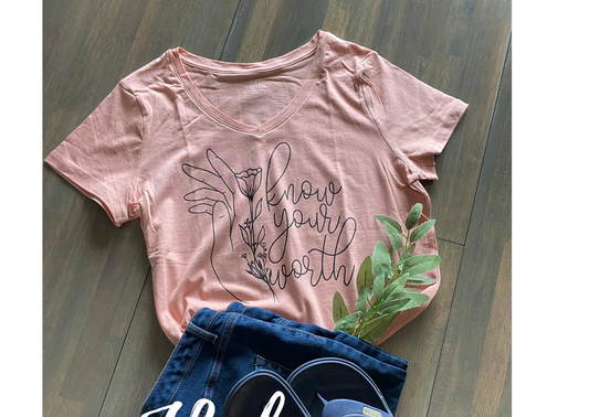 Know Your Worth Shirt | Gift Idea | Birthday Idea